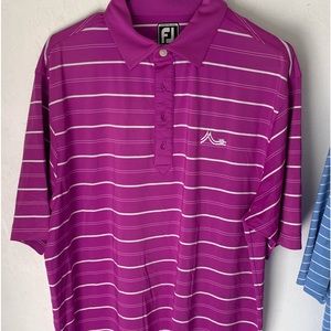 Purple FootJoy Golf Shirt